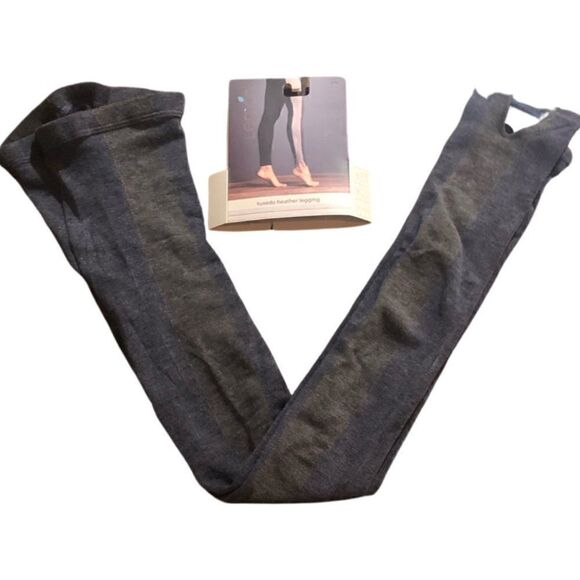 Lemon Tuxedo Heather Legging - Picture 1 of 3